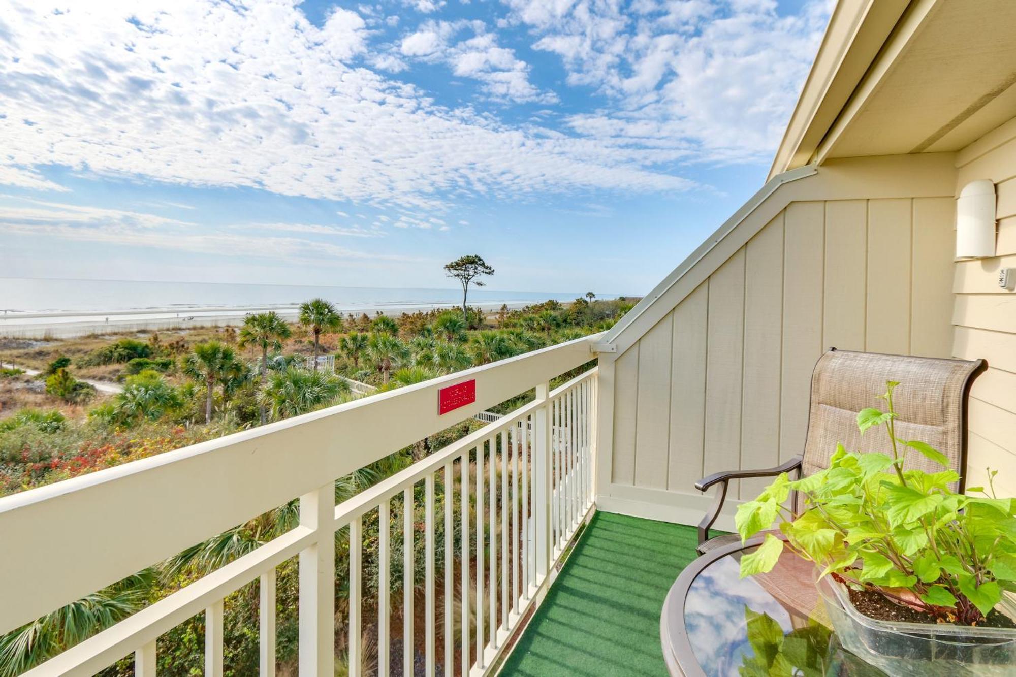 Вилла Breakers Oceanfront Getaway With Amazing View And Pool Хилтон-Хед-Айленд Экстерьер фото