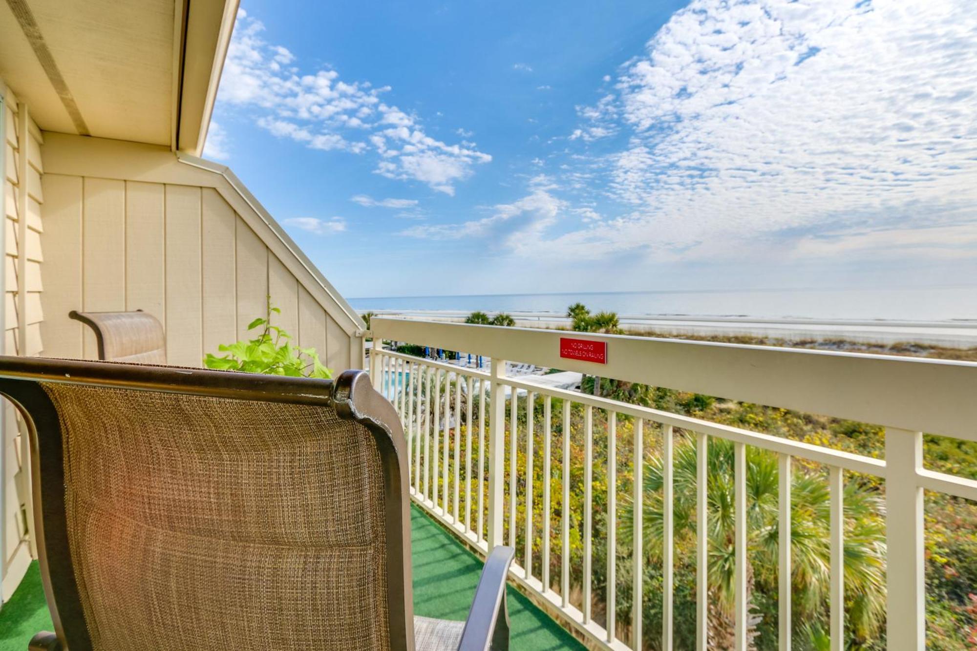 Вилла Breakers Oceanfront Getaway With Amazing View And Pool Хилтон-Хед-Айленд Экстерьер фото