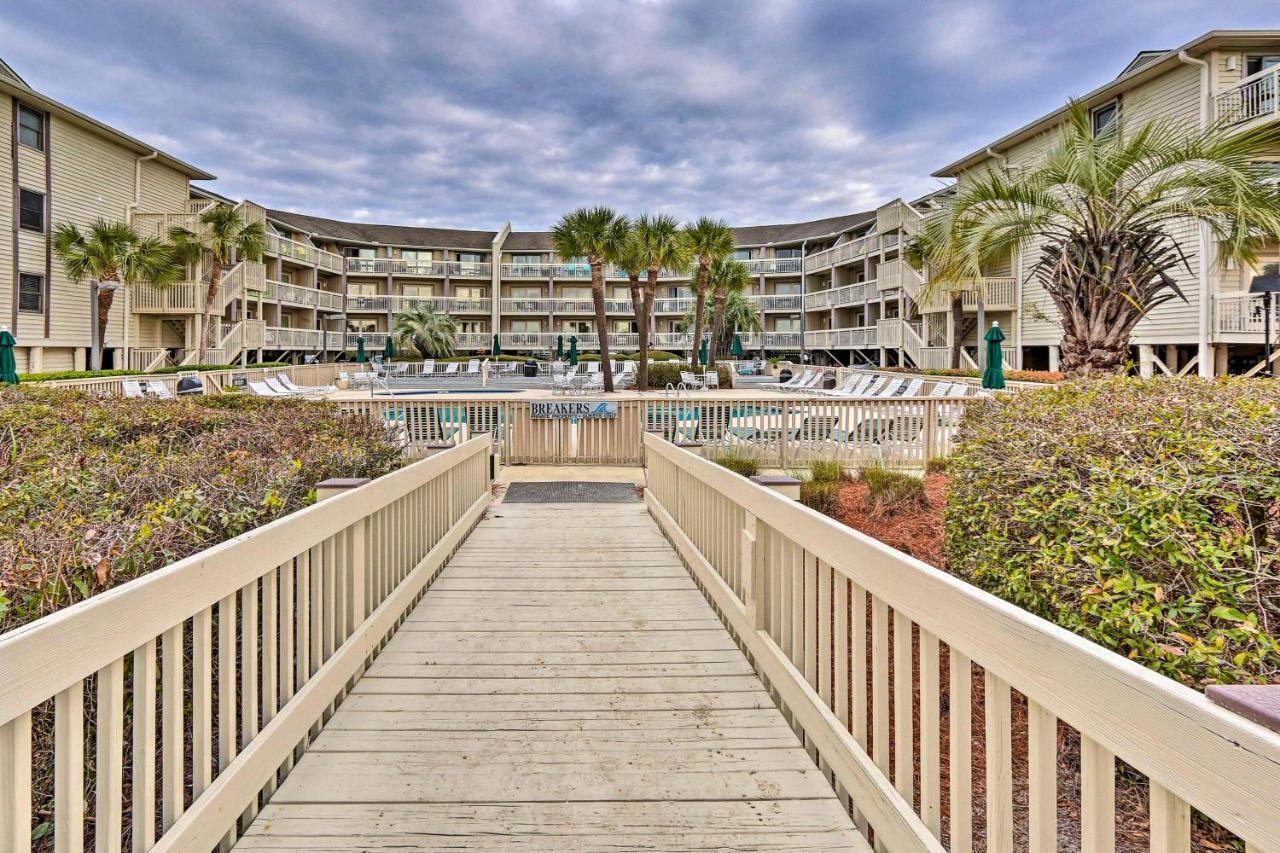 Вилла Breakers Oceanfront Getaway With Amazing View And Pool Хилтон-Хед-Айленд Экстерьер фото